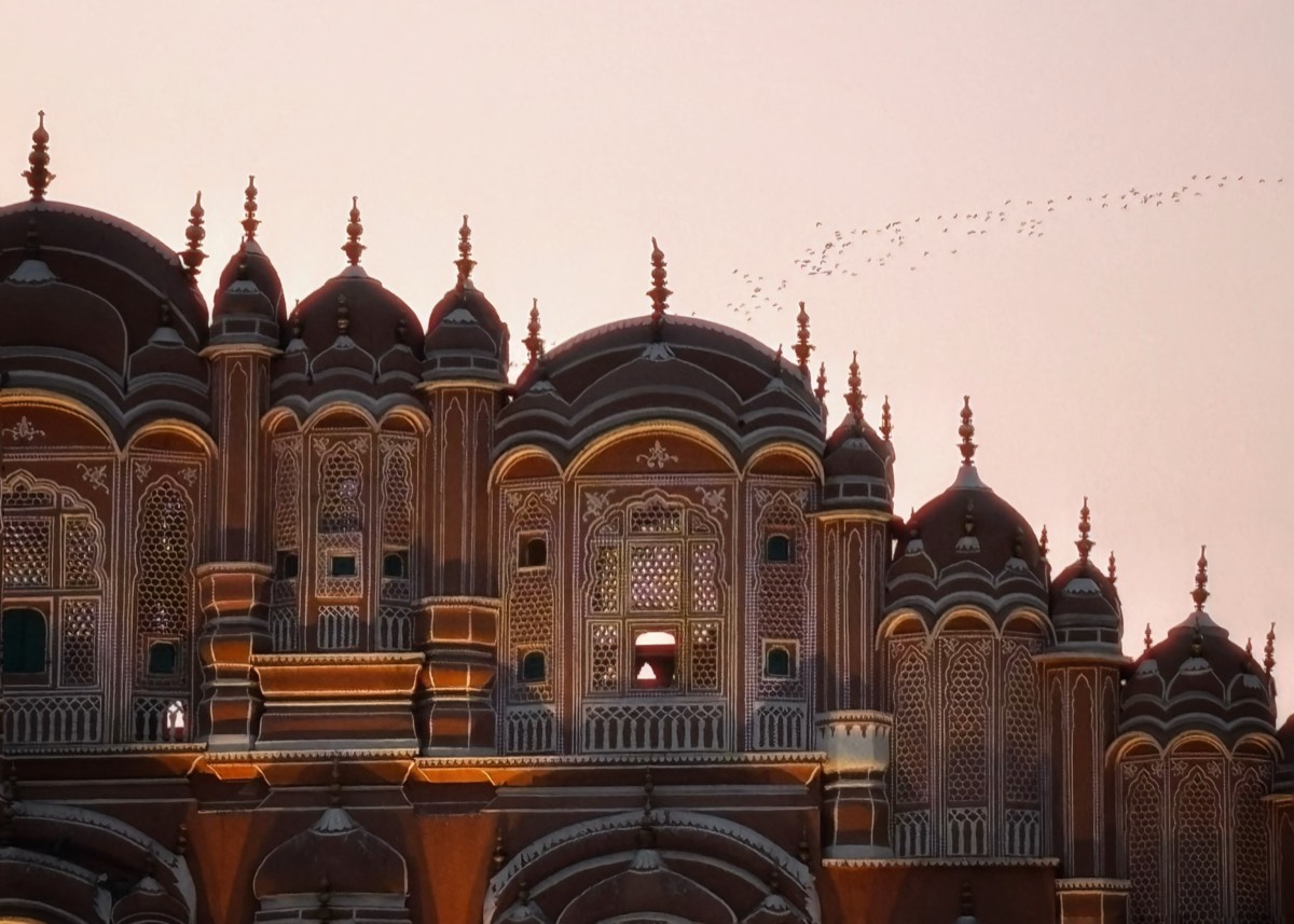Hawa Mahal, from the cafe opposite