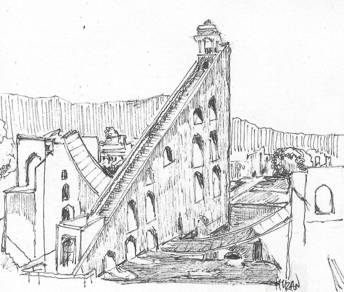 Sketch of Brihat Samrat Yantra