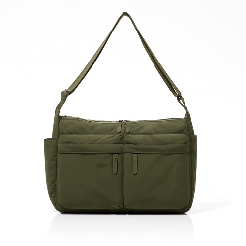 Urban Puffer Utility Shoulder Bag Green